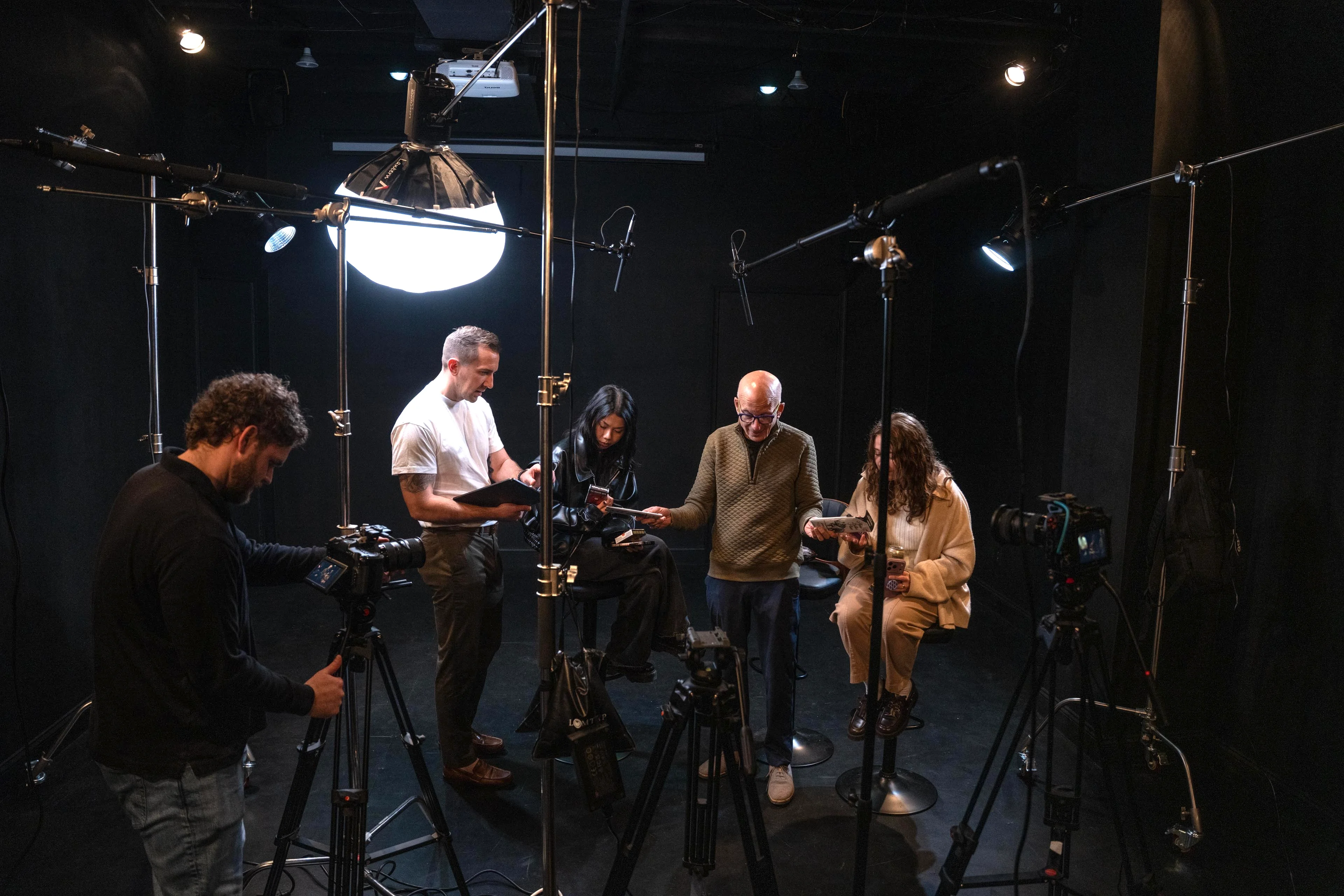 Seth Godin interview setup